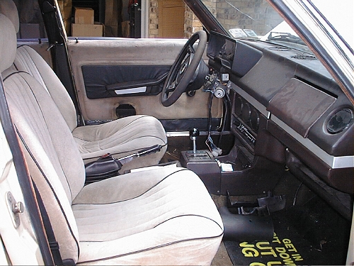 interior, front seats